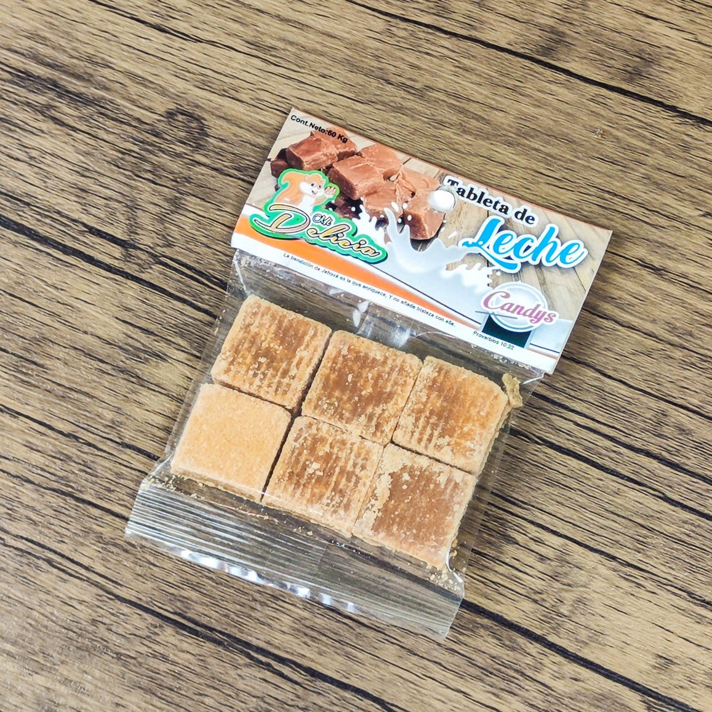 Tableta de dulce de leche. 60g. Mi Delicia