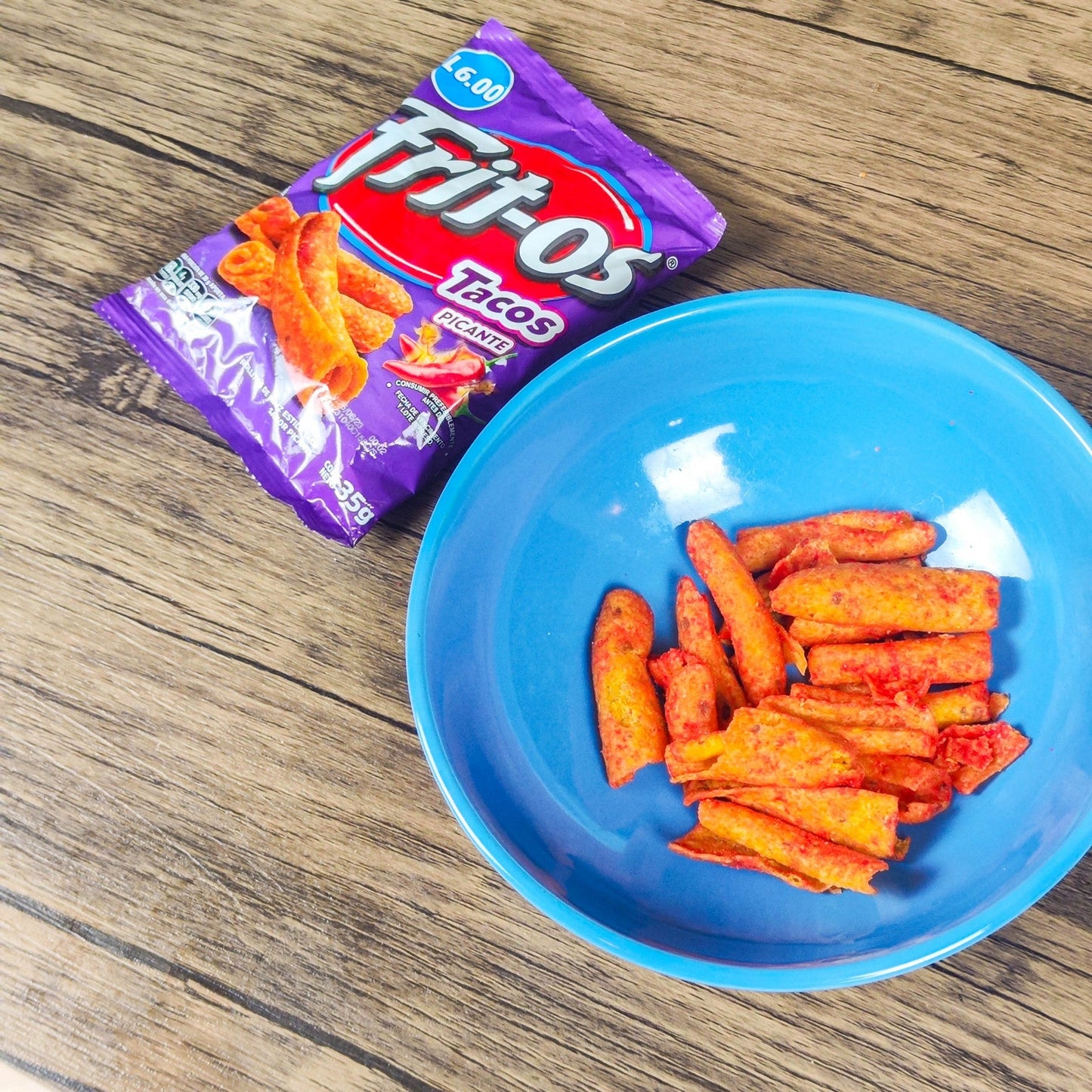 Frit-os Tacos. (6 unidades). Churros pequeños. 35g. Frito-Lay