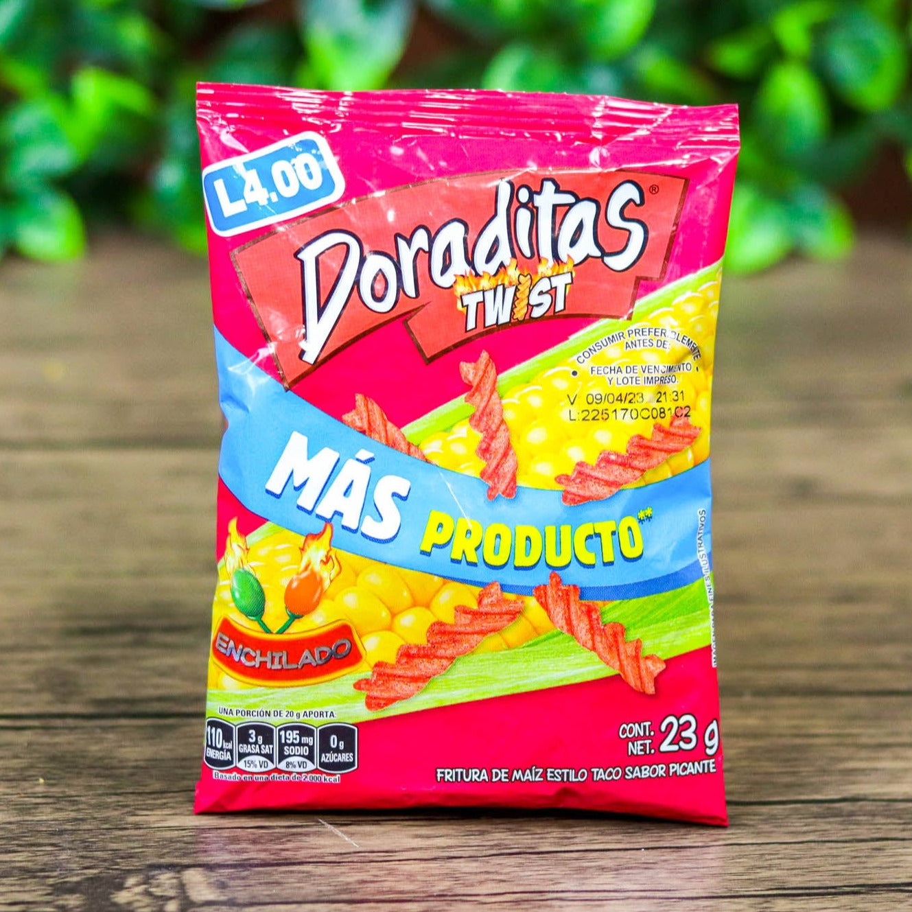 Doraditas Twist. (6 unidades). Churros pequeños. 23g. Frito-Lay
