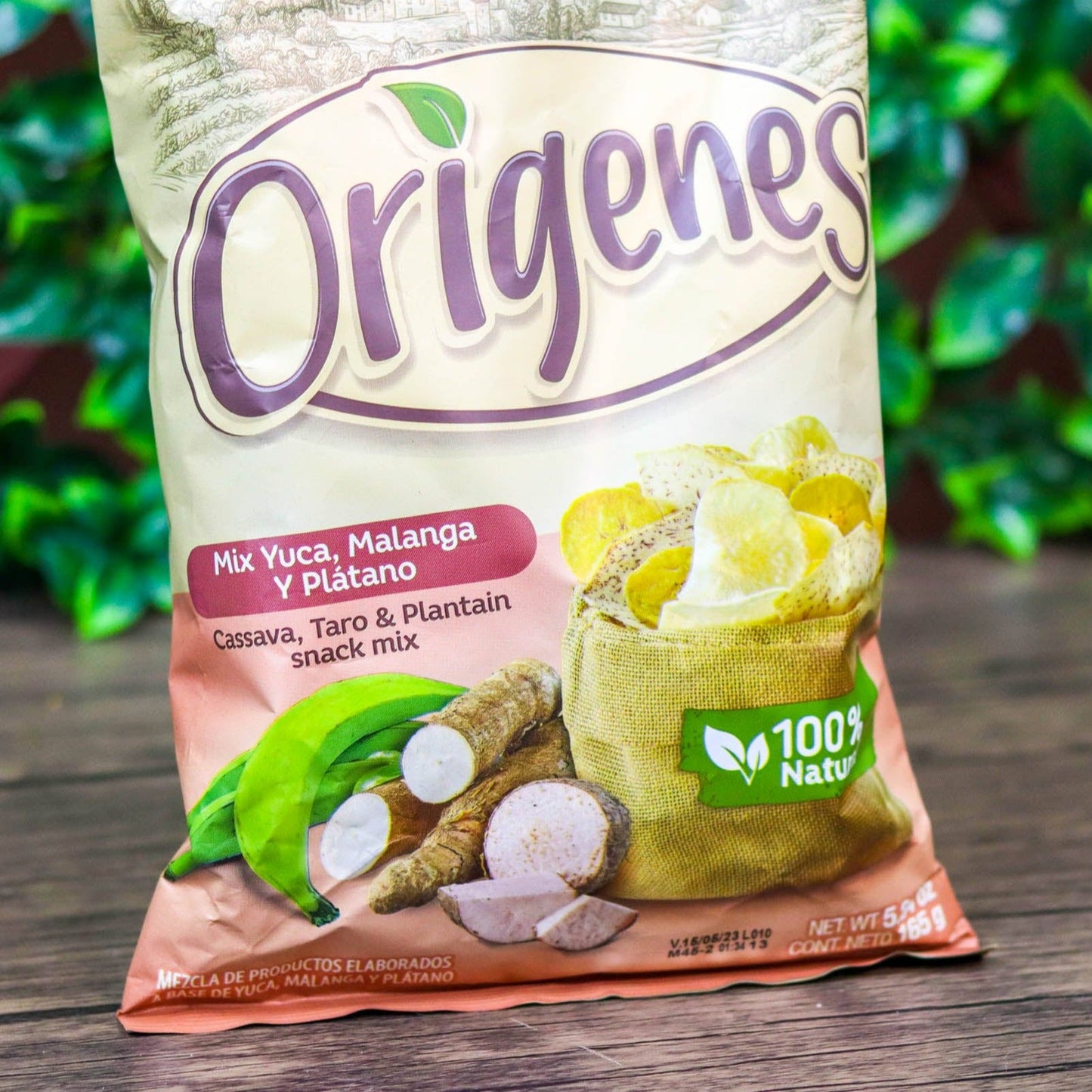 Churro origines de Diana. Grande. Mix de yuca, malanga y platano. 165g. Diana
