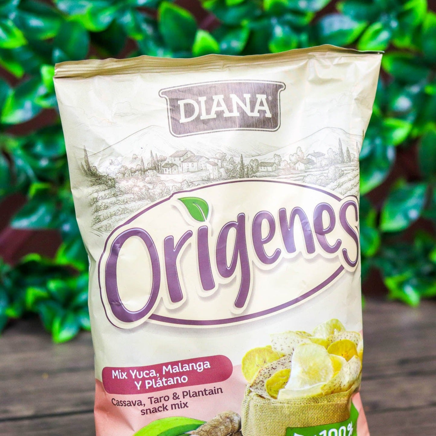 Churro origines de Diana. Grande. Mix de yuca, malanga y platano. 165g. Diana