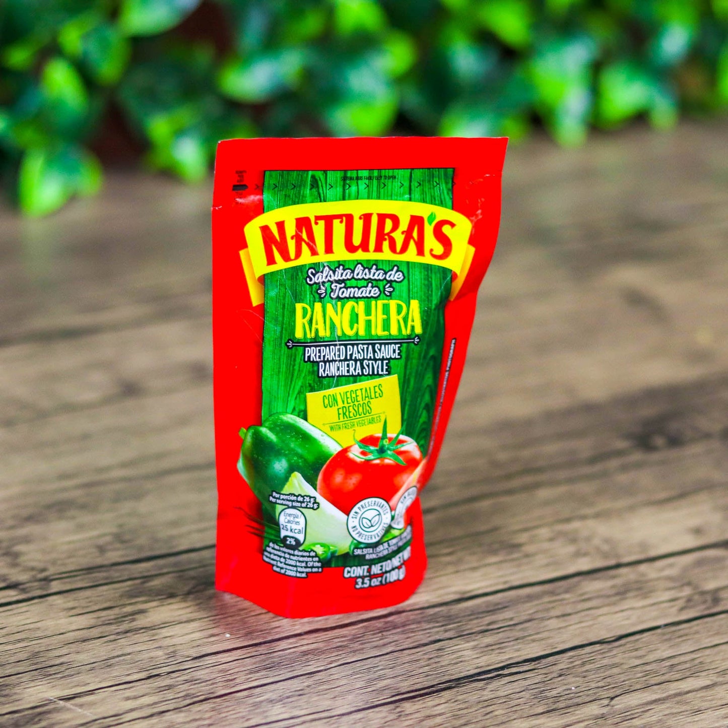 Salsa lista de tomate ranchera Naturas. 100g