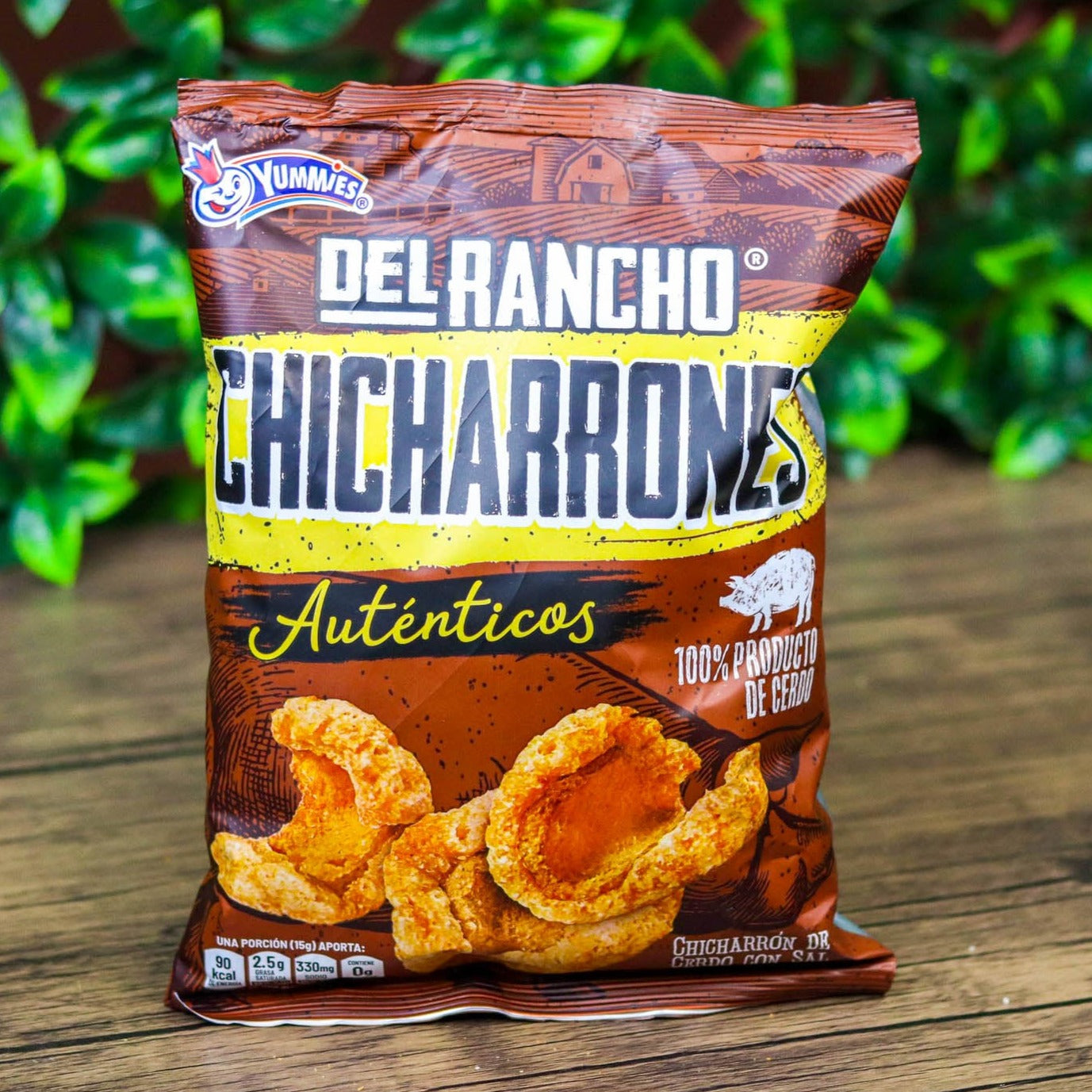 Churro chicharrones del rancho. Autenticos. Tamaño grande. 100g