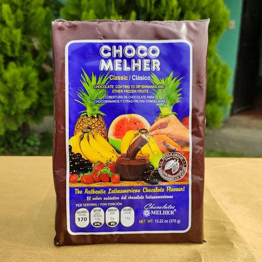 Chocolate para hacer chocobananos. 300g. Marca MELHER