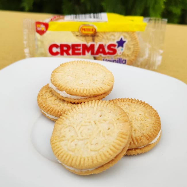 Galletas cremas de Vainilla. 25g