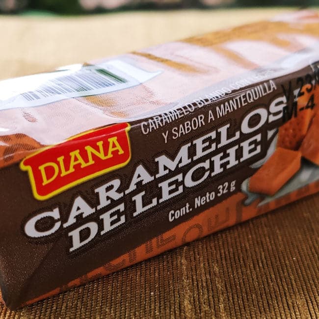 Caramelos de leche. Por unidad. 32g