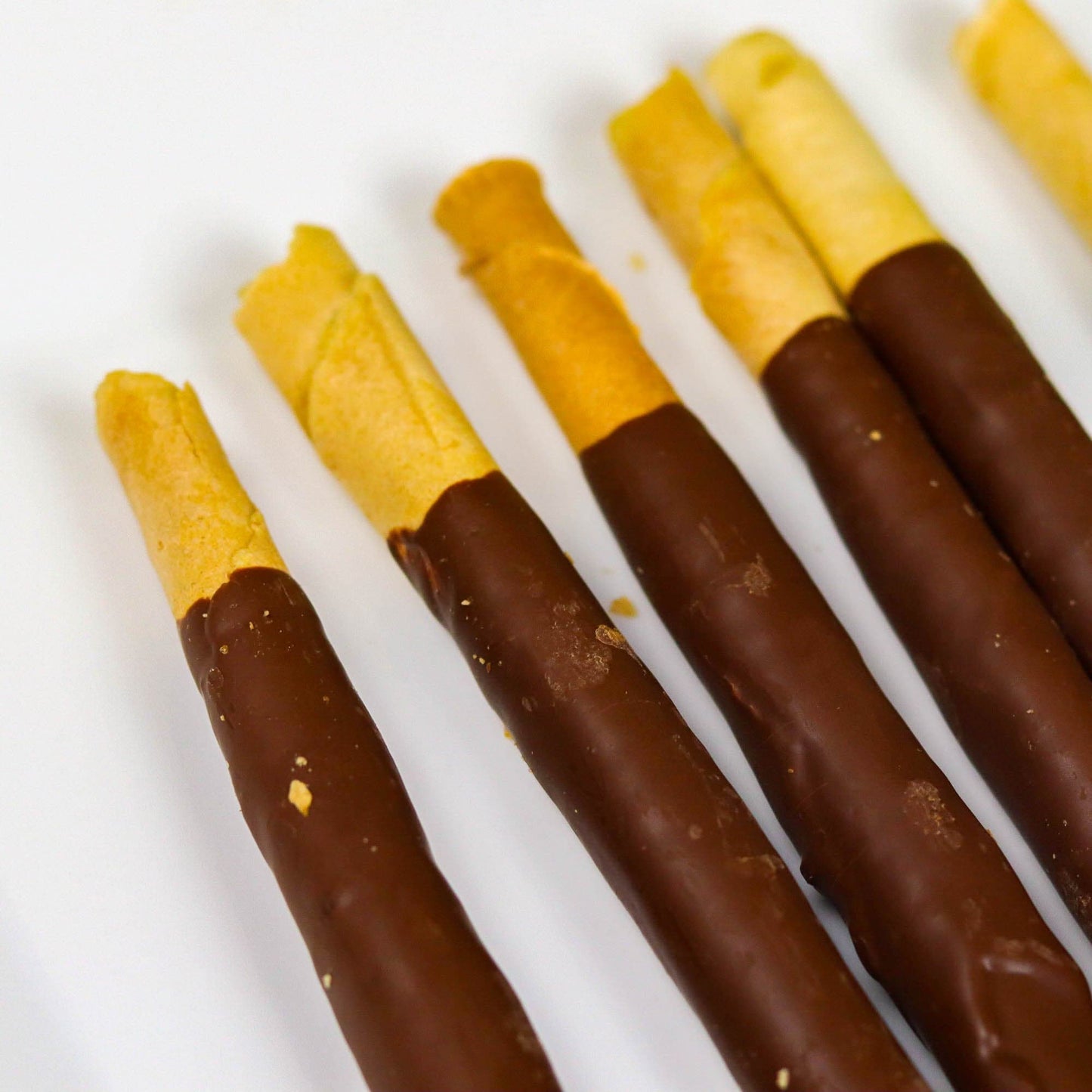 Barquillos con Chocolate. 70g. Productos Lina
