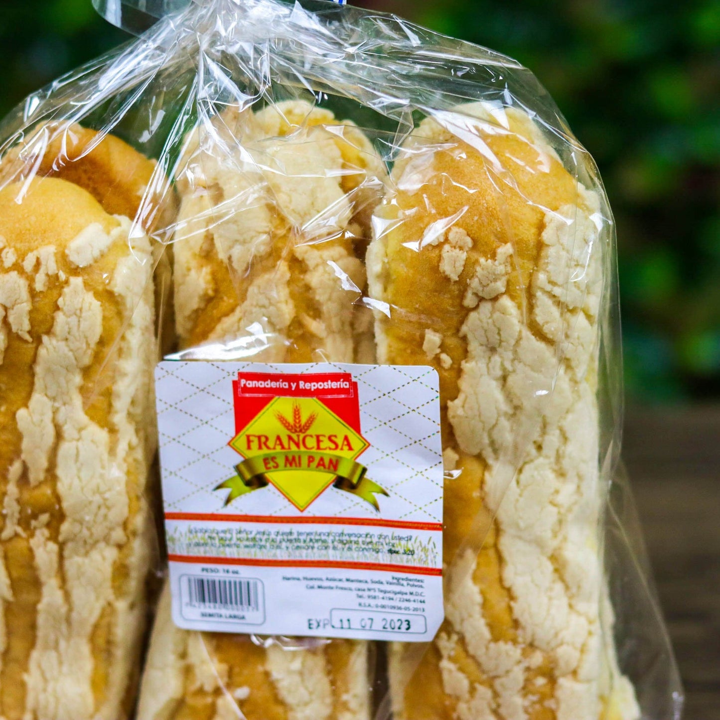 Semita larga. 6 unidades. 453g. Francesa es mi pan