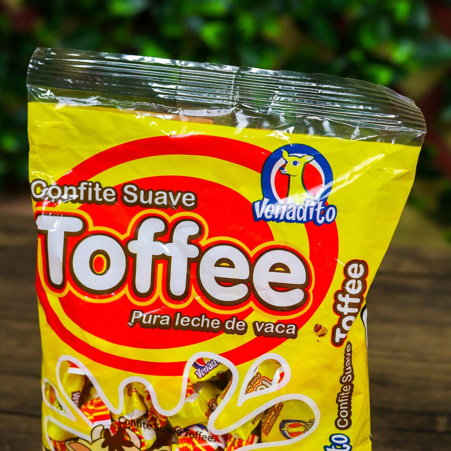 Confite suave Toffee (Leche de vaca). Paquete. 160g. Venadito