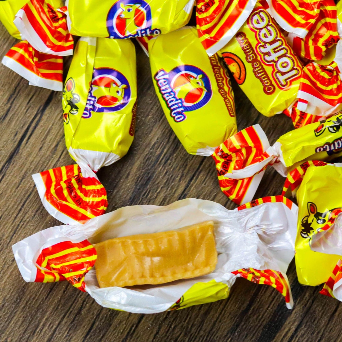 Confite suave Toffee (Leche de vaca). Paquete. 160g. Venadito