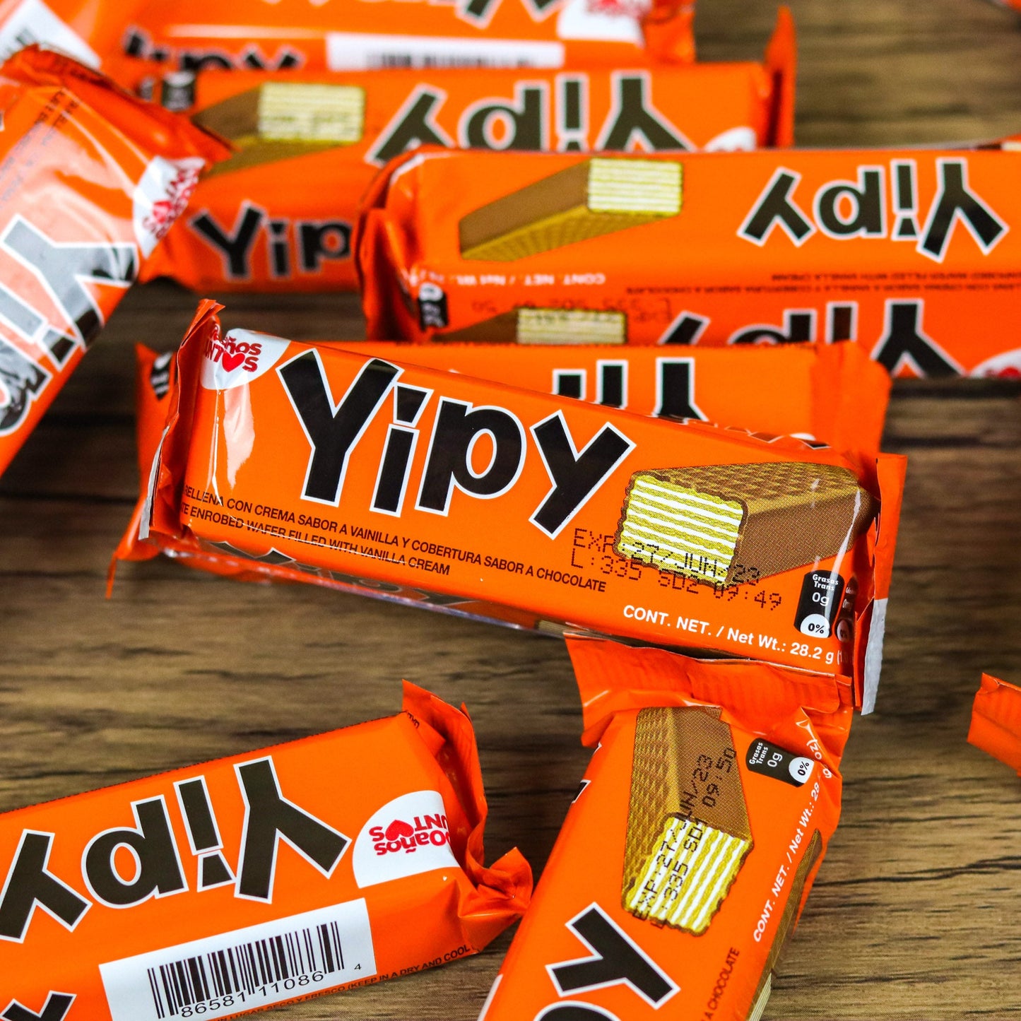 Galletas Yipy. Recubiertas de chocolate. Paquete de 12 unidades. 300 g. Pozuelo