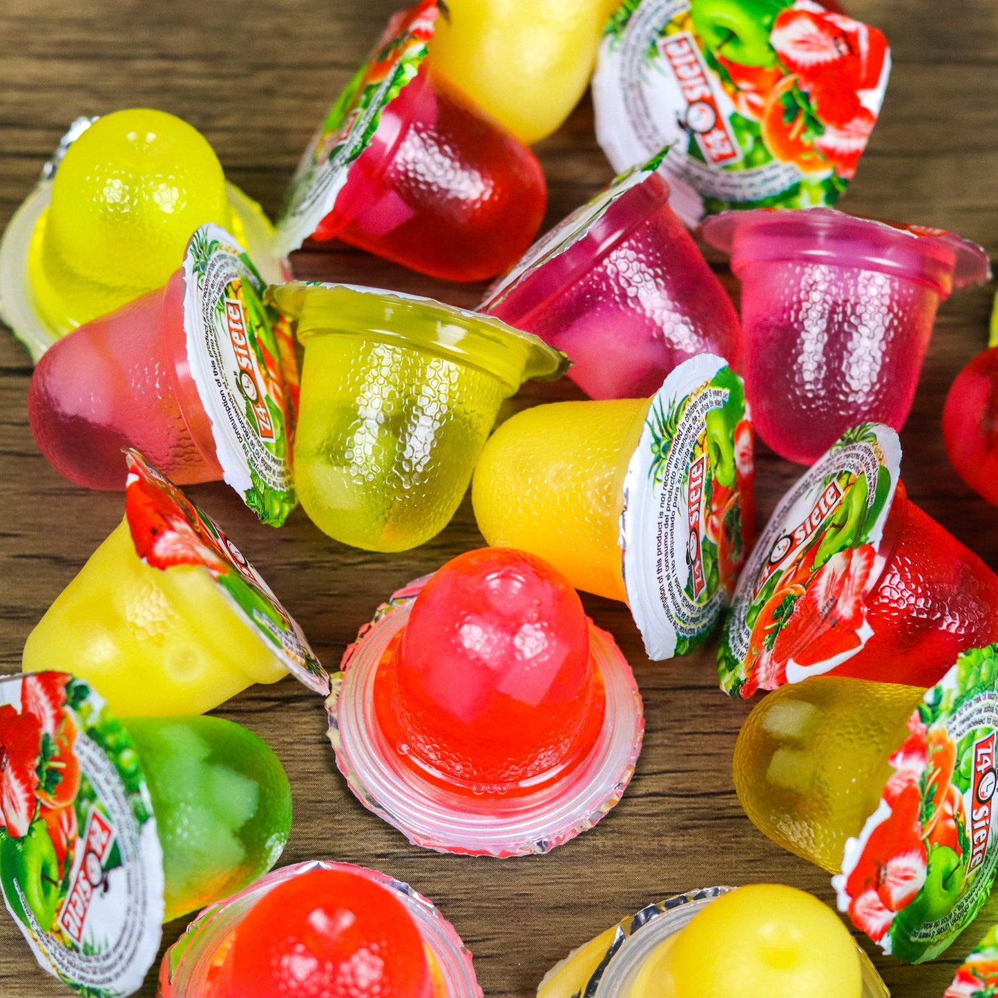 Mini frutas en gel. Paquete surtido. 20 unidades. 308 g