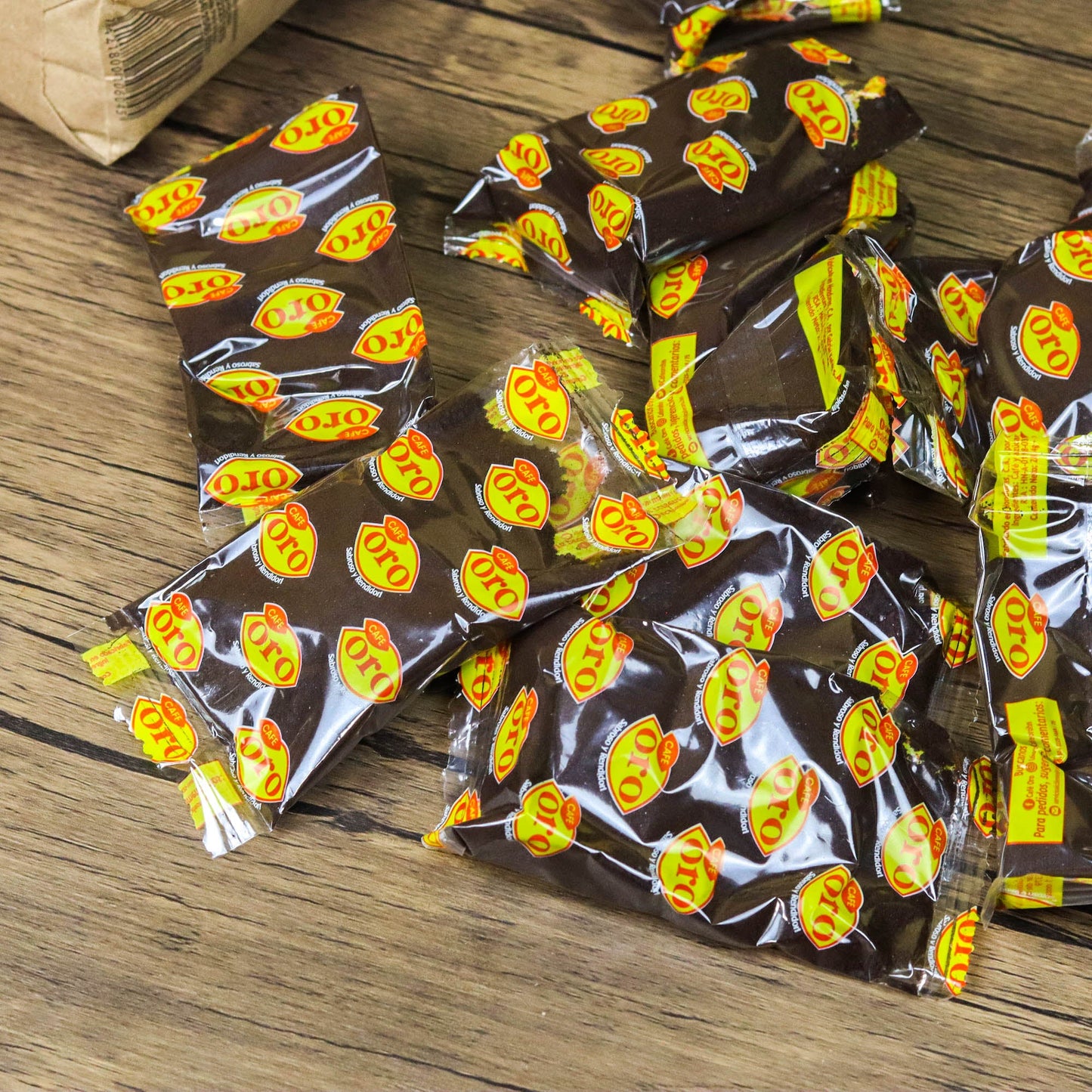 Cafe Oro. Paquete grande con 14 bolsitas. 396g. Cafe Oro