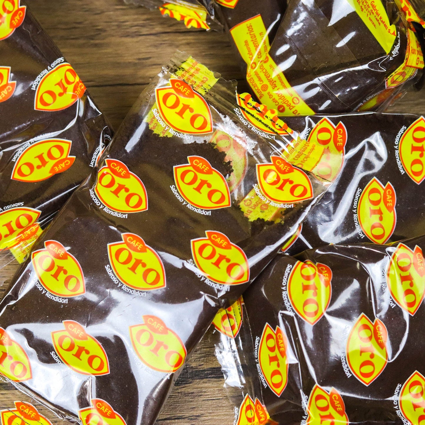 Cafe Oro. Paquete grande con 14 bolsitas. 396g. Cafe Oro